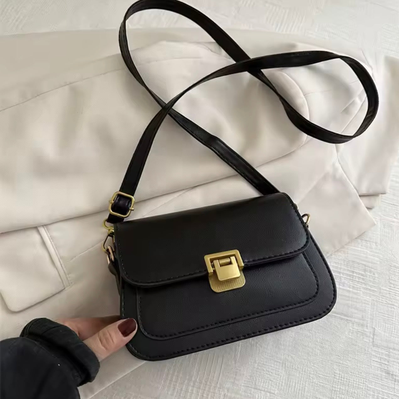 Bolso Bandolera Elegante Formato Cuadrado