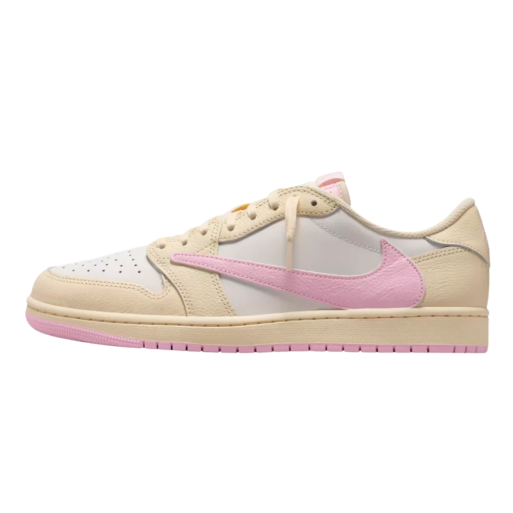 AJ1 Retro Low OG SP Travis Scott Shy Pink ¡Edición limitada!