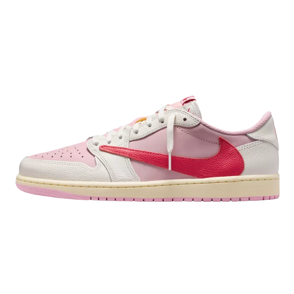 AJ1 Retro Low OG SP Travis Scott Sail Tropical Pink ¡Edición limitada!